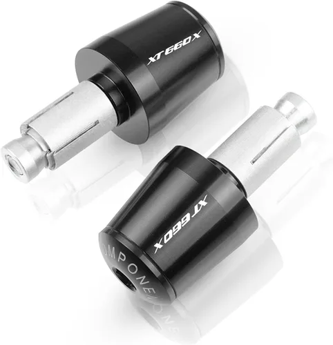 Para Yamaha XT660X XT660 XT 660X 2004-2017 Manillar de motocicleta Agarraderas Extremos Deslizadores Tapón Deslizador Contrapeso Cubierta 7/8'' Negro
