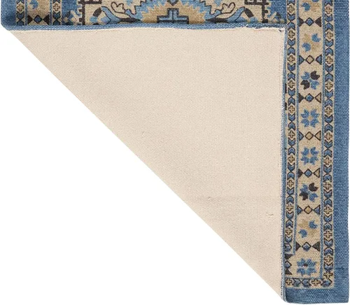Miniatura 5 de French Connection Alfombra lavada a la piedra Estilo Halyn Ink Decoración bohemia moderna para el hogar Alfombra rectangular 100% algodón