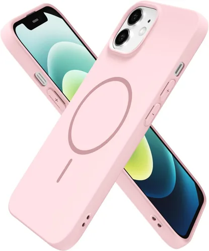 Miniatura 57 de oakxco Funda de silicona Mag Safe para iPhone 17 Pro Max, funda magnética delgada y fina compatible con carga inalámbrica MagSafe, bonita funda Negro