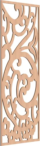 Miniatura 87 de Bridgewater - Paneles de pared decorativos de madera con calado, 9 3/8 pulgadas de ancho x 24 3/8 pulgadas de alto x 1/4 de alto, nogal