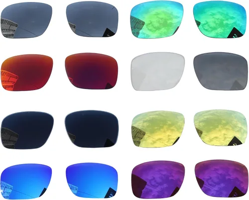 Acefrog 8 pares de lentes polarizados de repuesto para gafas de sol Oakley Holbrook XL OO9417, ajuste perfecto, inastillables, antiarañazos, paquete