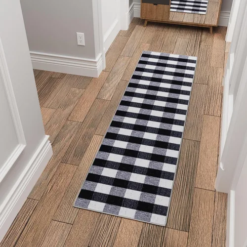 Miniatura 29 de Ottomanson Alfombras de 5 x 6 pies 6 pulgadas para sala de estar, alfombra de área para dormitorio, antideslizante, duradera y grande para zonas