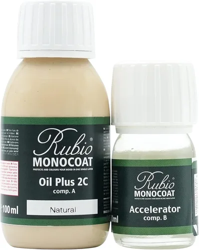 Miniatura 191 de Rubio Monocoat Tinte y acabado para madera de 650 pies cuadrados - Niebla Oil Plus 2C Aceite de linaza de secado rápido, ecológico