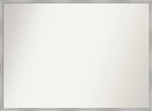 Miniatura 37 de Amanti Art Espejo de baño blanco para sobre el fregadero, 32 x 45 pulgadas, espejo de tocador rectangular blanco esbelto, marco de madera moderno