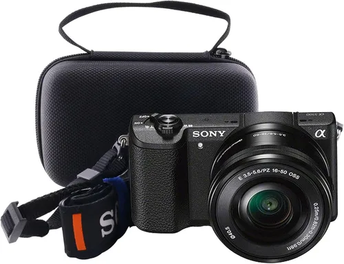 Miniatura 6 de Funda rígida de transporte compatible con cámara digital sin espejo Sony Alpha ZV-E10 II/ZV-E10/ZV-E10L, compatible con lentes de 0.630-1.969 in