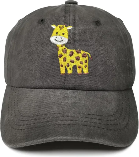 Miniatura 16 de Gorras de béisbol bordadas con animales para niño y niña