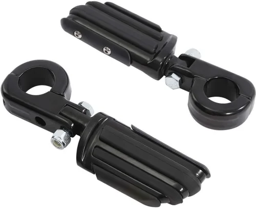 Miniatura 13 de Green-L Estriberas universales para motocicleta de 1 1/4 pulgadas con abrazadera P para Harley Sportster Softail Dyna Touring Road King Street Glide