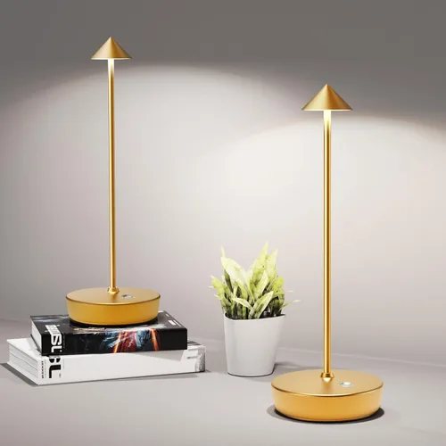 Miniatura 11 de Lámparas de mesa inalámbricas recargables, 6000 mAh, funciona con pilas, lámpara de escritorio LED para exteriores, impermeable, portátil, táctil