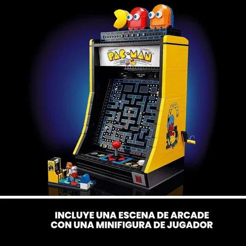 Miniatura 5 de LEGO Icons PAC-Man Juegos de Construcción Arcade para Adultos - Decoración Coleccionable para Oficina, Estantería o Dormitorio - Regalos