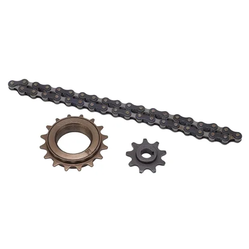 Miniatura 2 de Vbestlife Kit de cadena de rueda libre - Rueda libre de 16 dientes, piñón de 9 dientes, cadena de 38 secciones para accesorios de modificación