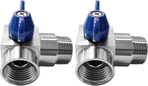 Miniatura 6 de Beduan 1/2" NPT mini válvula de bola macho a hembra de acero inoxidable de 90 grados de acero inoxidable válvula de cierre