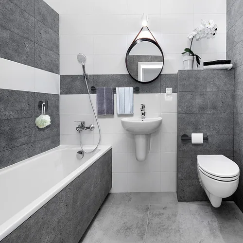 Miniatura 6 de Nolimas Juego de 3 piezas de accesorios de baño negro mate SUS304 de acero inoxidable redondo montado en la pared, incluye barra de toalla de mano 3