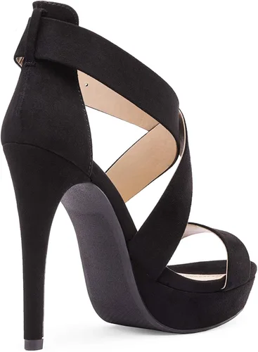 Miniatura 4 de DREAM PAIRS Sandalias de tacón alto con punta abierta para mujer Charlotte