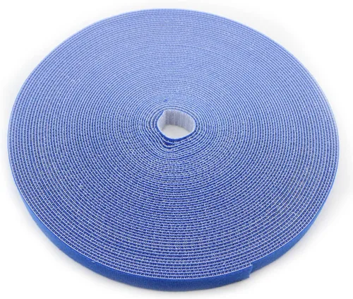 Miniatura 20 de Cinta de sujeción reutilizable para cables, rollo de gancho de doble cara de 3/4 pulgadas (5 yardas, versión mejorada negra)