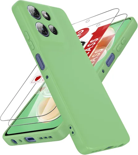 Miniatura 107 de LeYi Funda para Motorola Moto G Play 4G 2024: Funda para Moto G Play 4G 2024 con funda delgada y antiarañazos, silicona líquida a prueba de golpes