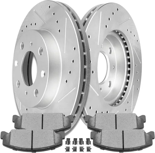 Miniatura 30 de SCITOO Kit de freno delantero Rotores de freno delantero y pastillas de freno de cerámica para Hyundai Sonata 2009-2015, 2011-2016 para Kia Optima