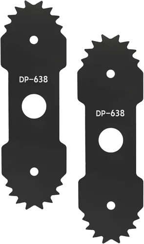 Cuchilla de bordeadora de 9 pulgadas 638006008 638006007 con dientes compatibles con Ryo bi RY13050 RY13050A RY15518 RY40030, hoja resistente de 9