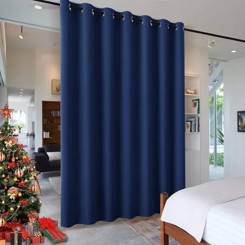 Miniatura 32 de RYB HOME - Cortinas extra largas con bloqueo de luz, persianas opacas insonorizadas para privacidad para cine en casa, oficina, fondo de patio, sala