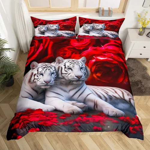 Miniatura 38 de Erosebridal Juego de ropa de cama con diseño de galaxia tamaño matrimonial, diseño de atrapasueños con temática bohemia, juego de funda de edredón