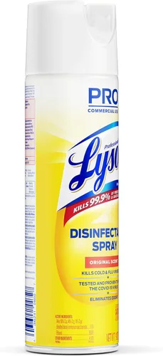 Miniatura 2 de Lysol® Spray desinfectante profesional, aroma original, 19 onzas, caja de 12