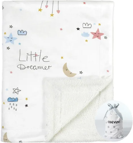 Miniatura 35 de CREVENT Manta de bebé de minky para niñas y niños, manta suave de felpa para recién nacidos - 30 x 40 pulgadas (Animal)