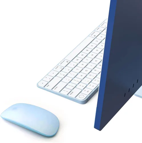 Miniatura 5 de Magic Mouse - Funda de silicona para Apple Magic Mouse 1 y 2, color rosa Suave piel de silicona ultrafina, resistente al polvo, absorbe los rosado