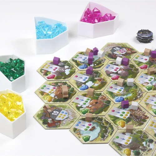 Miniatura 4 de Century Golem Edition Eastern Mountains Juego de mesa - Regreso a Carvania para aventuras comerciales de cristales. Juego de estrategia para niños