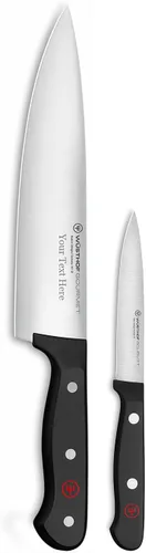 Miniatura 5 de WÜSTHOF Gourmet - Juego de cuchillos de chef de 2 piezas, color negro