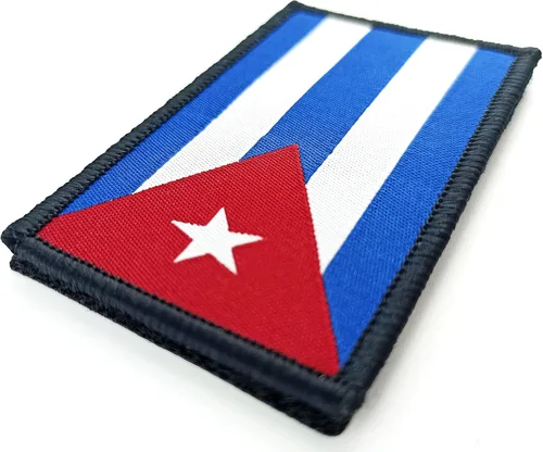 Miniatura 4 de QQSD Parche de bandera de Cuba - Parche táctico cubano, cierre de velcro, paquete de 2