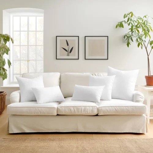 Miniatura 6 de MIULEE Juego de 2 rellenos de almohada decorativa de 12x20 pulgadas, rellenos de almohada no tejidos con relleno 100% virgen para sofá, sillón