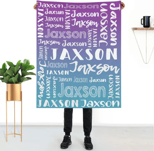 Miniatura 15 de Mantas de bebé personalizadas para niñas y niños con nombre, mantas de bebé personalizadas con nombre, mantas personalizadas para niños, artículos