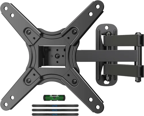 Suptek Soporte de pared para monitor de TV de movimiento completo para la mayoría de televisores y monitores de pantalla plana LED LCD de 13 a 42
