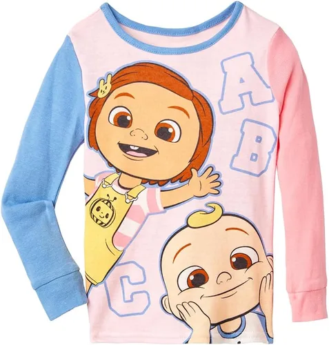 Miniatura 2 de CoComelon Conjunto de pijama de 4 piezas para niña, ropa de dormir