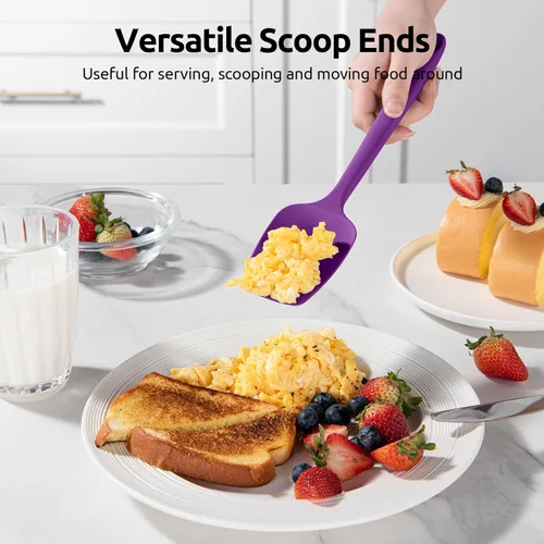 Miniatura 7 de U-Taste Espátula de silicona resistente al calor – 600ºF a prueba de calor de grado alimenticio raspador de tazón de cocina de grado alimenticio