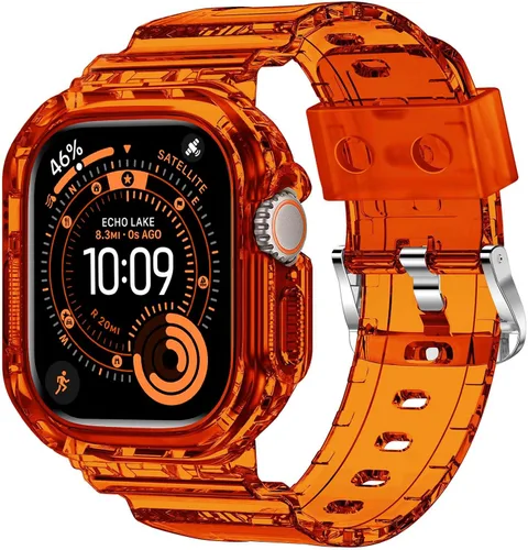 Miniatura 29 de XYF Compatible con correas cristalinas para Apple Watch de 1.929 in, 1.811 in, 1.772 in, 1.732 in, 1.654 in, 1.614 in, 1.575 in, 1.496 in, funda