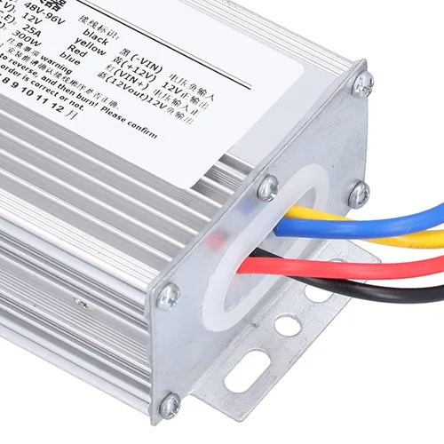 Miniatura 4 de Convertidor DC 48V-96V a 12V DC Buck Reguladores de voltaje reductores impermeables estables Transformador de fuente de alimentación 300W 25A