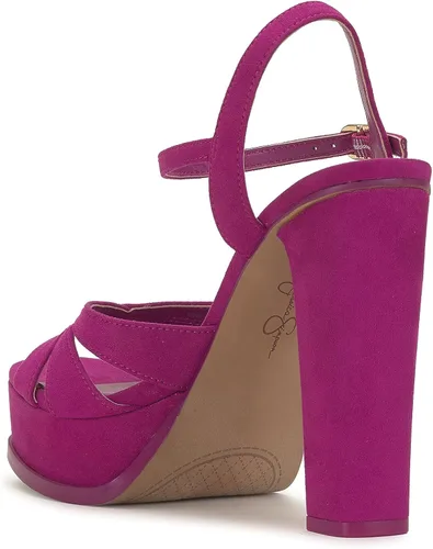 Miniatura 6 de Jessica Simpson Sandalias de plataforma con tacón de bloque Giddings para mujer