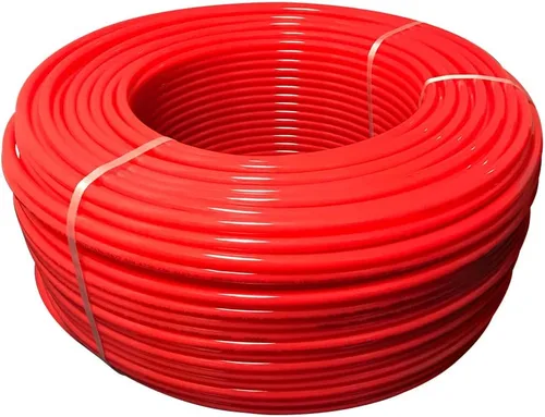 Miniatura 16 de Pex-A Tubing 1/2 pulgada x 100 pies, tubo de agua flexible de barrera de oxígeno para calefacción de suelo radiante hidrónico, bobina PEX
