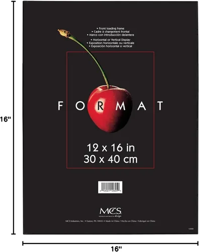 Miniatura 50 de MCS Marco de formato Room Essentials - 8.5x11' (negro)
