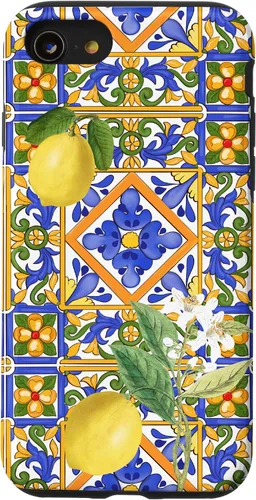 Miniatura 18 de Sicilian,Italian,Summer,Tiles,Citrus,Mosaic,Majolica Art Case for iPhone 17