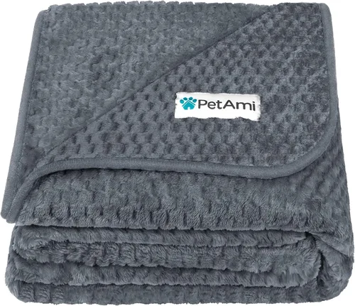 Miniatura 19 de PetAmi Manta impermeable para perro, manta XL a prueba de fugas para perros grandes, protector de sofá y muebles, manta de forro polar para cama