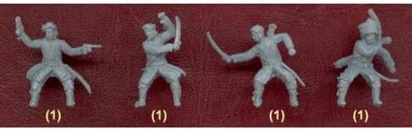 Miniatura 3 de Figuras de modelo de plástico Basmachi, Guerra Civil Rusa, 1918-1922 1/72 Orion 72026