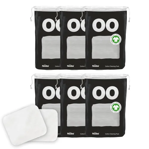 LoveNoobs - Almohadillas de algodón para bebé para cambio de pañales, 360 unidades, ultra suaves, 100% algodón orgánico, extra grandes, para piel