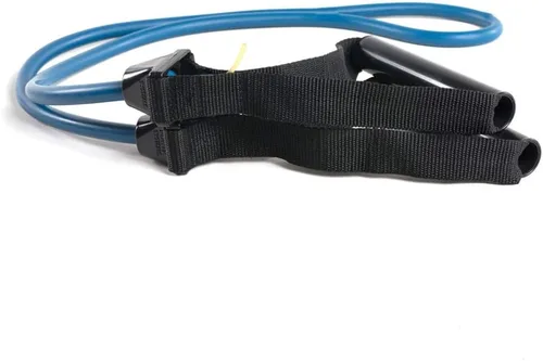 Miniatura 6 de Power Systems Versa Tube Plus Resistance Bands with Handles 48" Exercise Tubing, Multiple Resistance Levels for Strength Training, Home Gym