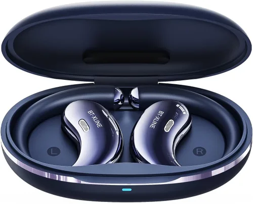 Miniatura 9 de Auriculares Bluetooth de oreja abierta, Bluetooth 6.0, auriculares de oreja abierta, tiempo de reproducción de 36 horas, gancho flexible para Rosa