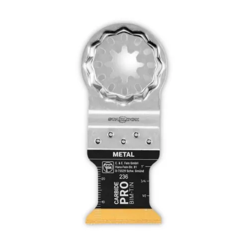 Miniatura 20 de Fein Starlock Plus 63502161260 - Hoja de sierra de larga duración con corte E, corte de precisión para madera, paneles de yeso y plásticos