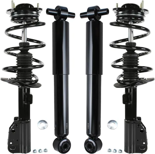 Miniatura 14 de Detroit Axle - Amortiguadores de puntales RWD para Infiniti G35 03-06, 2 amortiguadores traseros, 2 puntales delanteros y muelles helicoidales 2003