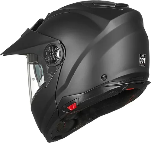 Miniatura 7 de ILM - Casco modular de cara completa para motocicleta, ATV, tres en uno, para moto de nieve, con visera antiniebla Pinlock, para hombres y mujeres