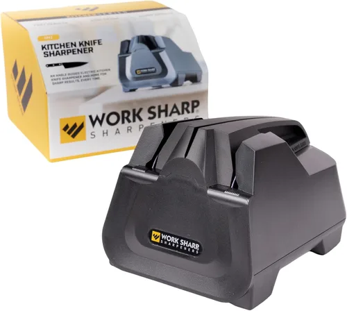 Afilador de cuchillos eléctrico Work Sharp para cocina - Prepare los cuchillos para barbacoas y asados - Cabe en el cajón de la cocina, afila cada