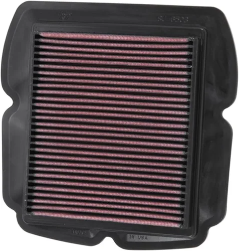 K&N Filtro de aire del motor: Alto rendimiento, Premium, Powersport Filtro de aire: Se adapta a 2003-2009 SUZUKI (SV650, SV650S, SV650SF, SV1000S,